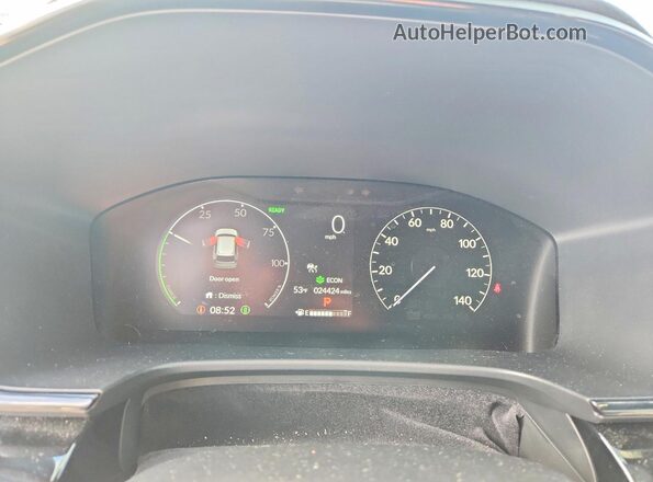 7FARS6H94SE002950 2025 HONDA CR-V White Вид щитка приладів