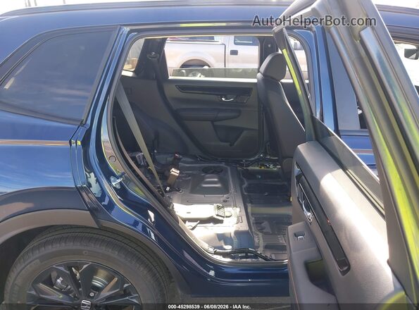 7FARS6H96TE069566 2026 HONDA CR-V HYBRID Dark Blue Widok naklejki z numerem VIN