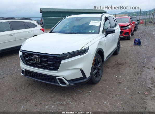 7FARS6H99RE030589 2024 HONDA CR-V HYBRID White Առջևի ձախ երեք քառորդ տեսարան