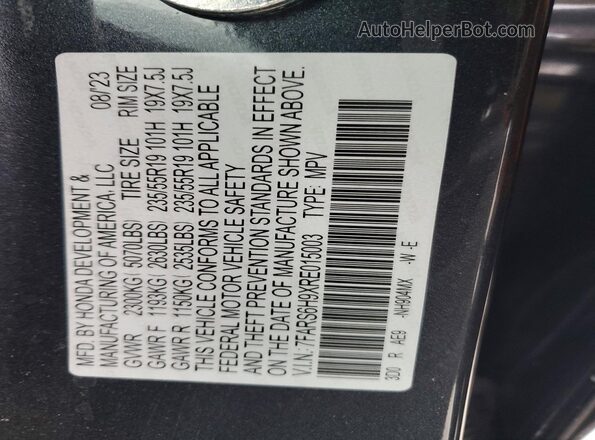 7FARS6H9XRE015003 2024 HONDA CR-V Gray 