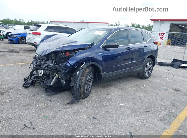 7FART6H28LE008185 2020 HONDA CR-V Blue წინა მარცხენა ხედი სამი მეოთხედიდან