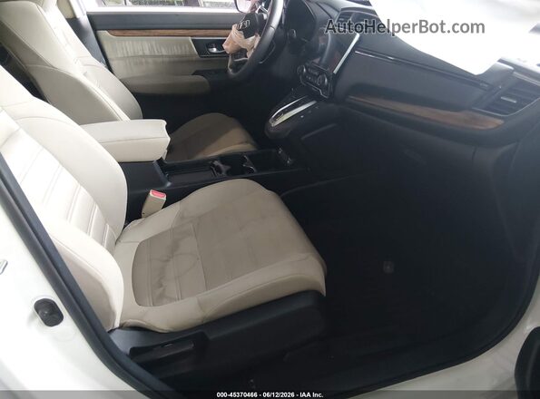 7FART6H51LE004635 2020 HONDA CR-V White წინა სალონის ხედი