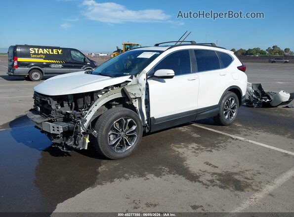 7FART6H52ME017671 2021 HONDA CR-V White წინა მარცხენა ხედი სამი მეოთხედიდან
