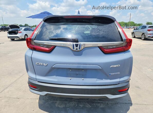 7FART6H56LE015596 2020 HONDA CR-V Blue უკანა ხედი