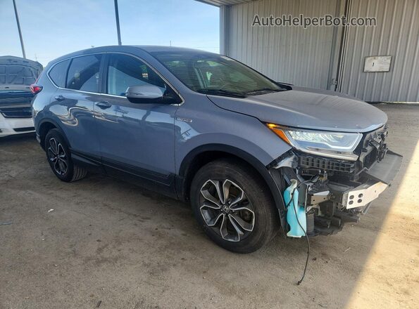 7FART6H56ME031380 2021 HONDA CR-V Blue Delantero derecho