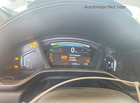 7FART6H56ME031380 2021 HONDA CR-V Blue Vista del cuadro de instrumentos