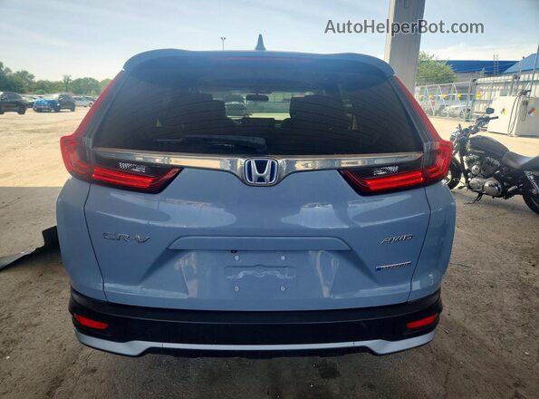 7FART6H56ME031380 2021 HONDA CR-V Blue Vista trasera