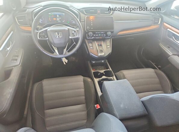7FART6H56ME031380 2021 HONDA CR-V Blue Vista del salpicadero