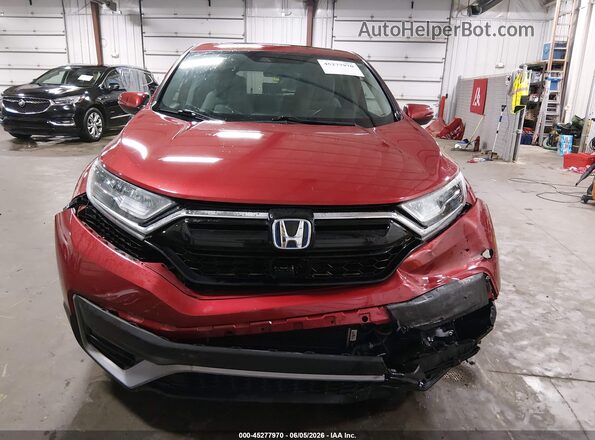 7FART6H58LE016202 2020 HONDA CR-V HYBRID Red Instrument cluster view