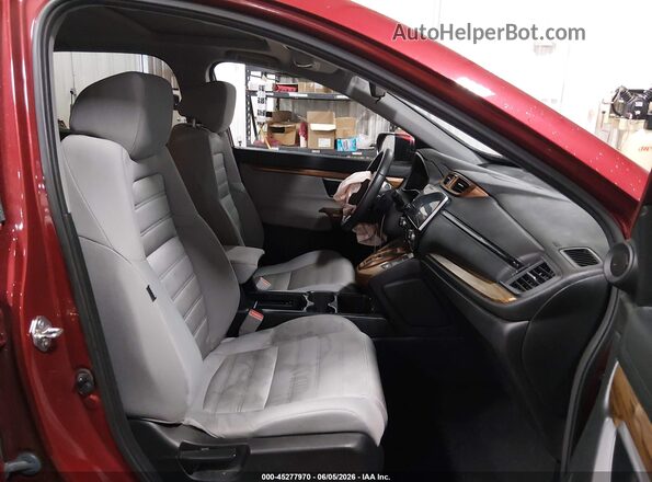 7FART6H58LE016202 2020 HONDA CR-V HYBRID Red Front interior view