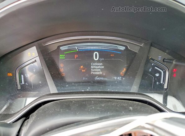 7FART6H82ME037414 2021 HONDA CR-V Gray Вид щитка приладів