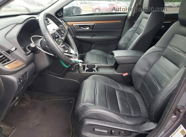 7FART6H82ME037414 2021 HONDA CR-V Gray Вид салону спереду