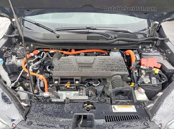 7FART6H82ME037414 2021 HONDA CR-V Gray Вид підкапотного простору