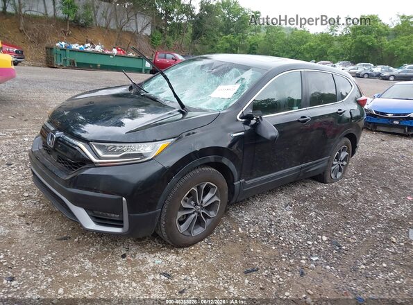 7FART6H85LE025482 2020 HONDA CR-V HYBRID Black Przód lewy