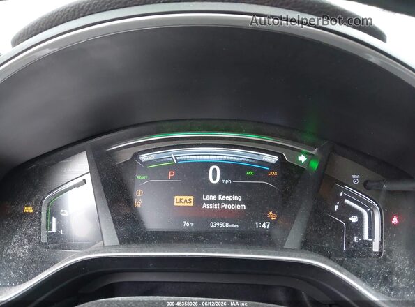 7FART6H85LE025482 2020 HONDA CR-V HYBRID Black Widok tylnych siedzeń