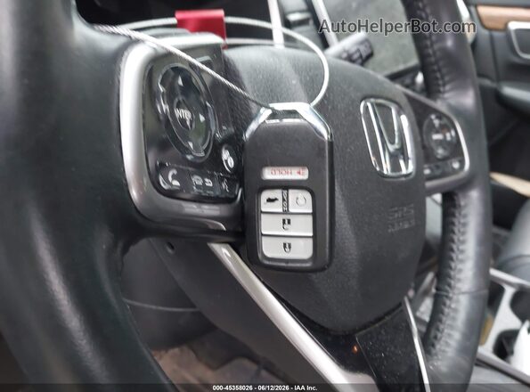7FART6H85LE025482 2020 HONDA CR-V HYBRID Black Widok deski rozdzielczej