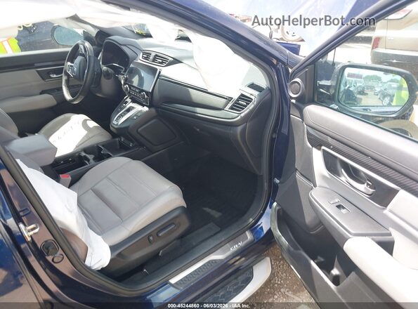 7FART6H86LE004706 2020 HONDA CR-V Blue Front interior view