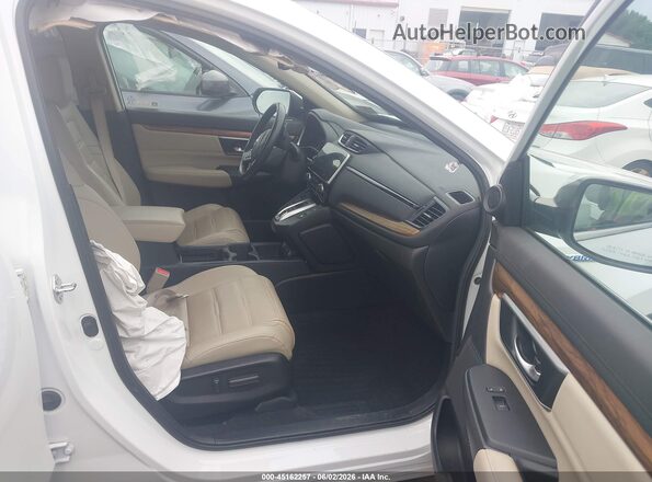 7FART6H8XLE027308 2020 HONDA CR-V White Widok wnętrza z przodu