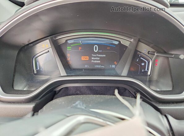 7FART6H90ME007658 2021 HONDA CR-V Серебряный Вид щитка приборов