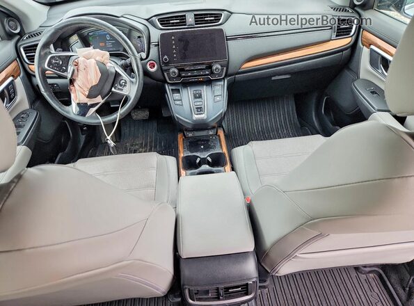 7FART6H90ME007658 2021 HONDA CR-V Серебряный Вид панели приборов