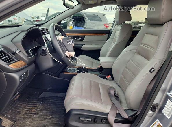 7FART6H90ME007658 2021 HONDA CR-V Серебряный Вид салона спереди