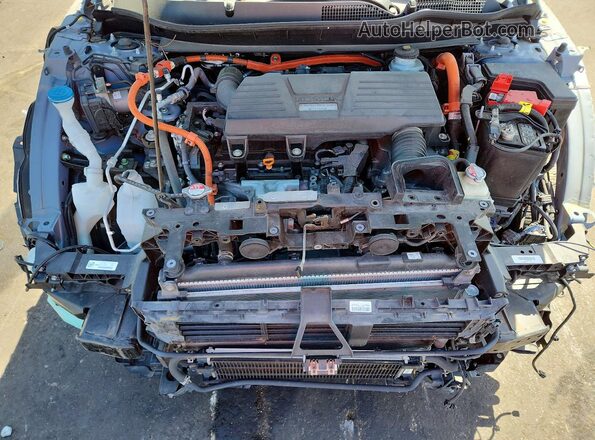 7FART6H92ME002851 2021 HONDA CR-V Blue Вид підкапотного простору
