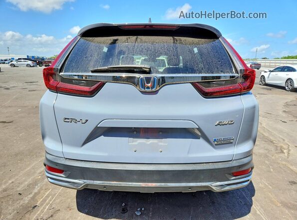 7FART6H92ME002851 2021 HONDA CR-V Blue Вид ззаду