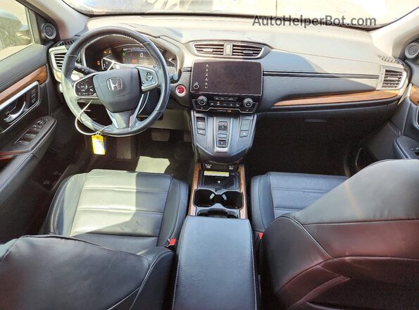 7FART6H92ME002851 2021 HONDA CR-V Blue Вид панелі приладів