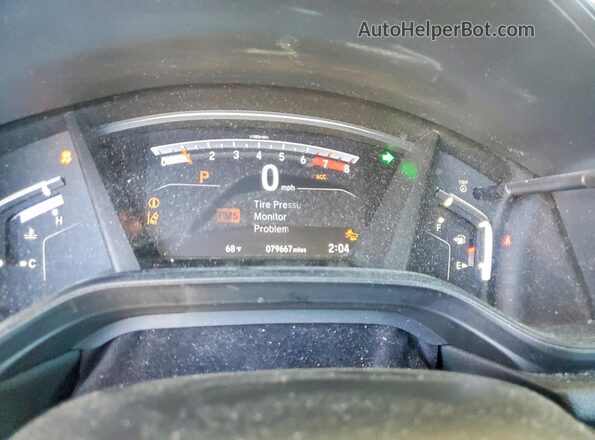 7FARW1H22LE004109 2020 HONDA CR-V Black Vista del cuadro de instrumentos
