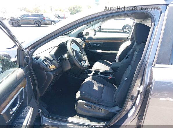 7FARW1H50KE028756 2019 HONDA CR-V Gray Vista interior delantera