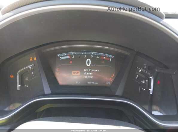 7FARW1H52HE006444 2017 HONDA CR-V Burgundy Vista de los asientos traseros