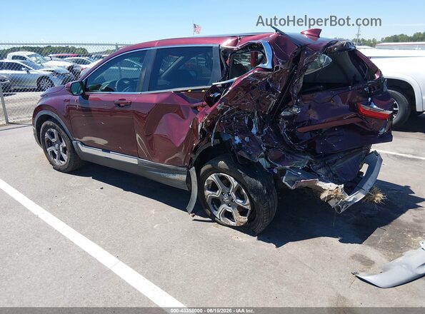 7FARW1H52HE006444 2017 HONDA CR-V Burgundy Trasero izquierdo