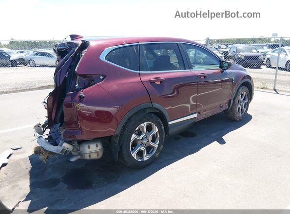 7FARW1H52HE006444 2017 HONDA CR-V Burgundy Trasero derecho