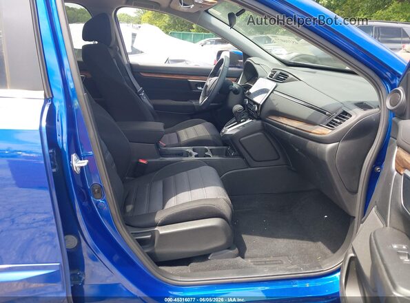 7FARW1H53NE011034 2022 HONDA CR-V Blue Widok wnętrza z przodu