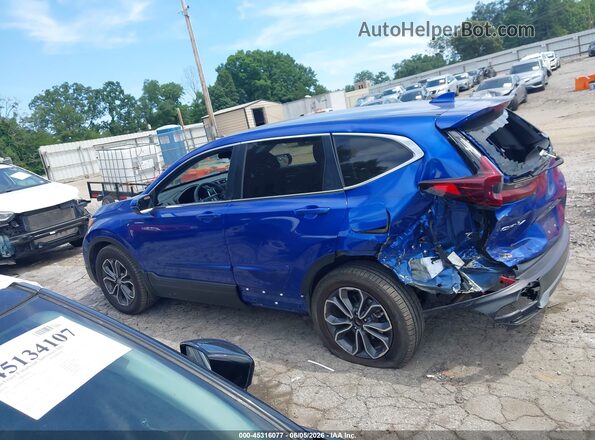 7FARW1H53NE011034 2022 HONDA CR-V Blue Widok wnętrza 360 stopni