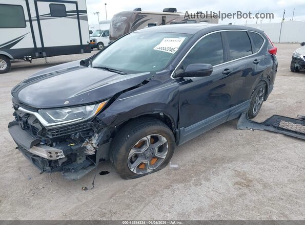7FARW1H54HE012181 2017 HONDA CR-V Blue Передня ліва чверть