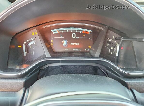 7FARW1H54HE043723 2017 HONDA CR-V Gray Սարքավորումների վահանակի տեսք
