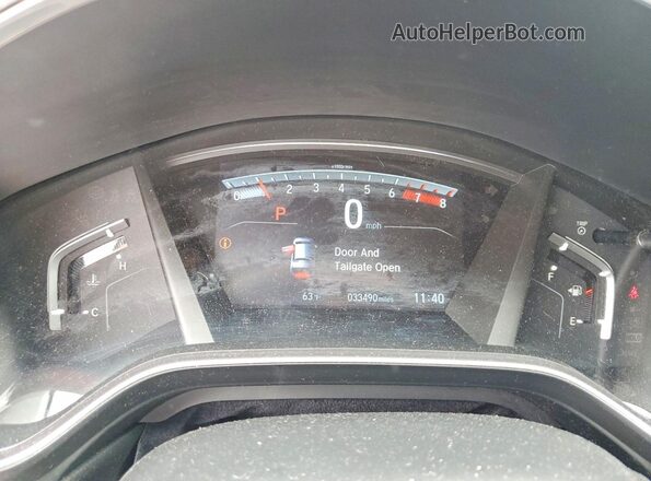 7FARW1H54ME017391 2021 HONDA CR-V Blue Вид щитка приладів