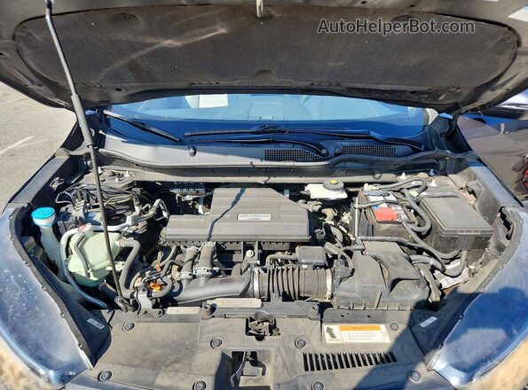 7FARW1H55JE015175 2018 HONDA CR-V Gray Вид підкапотного простору