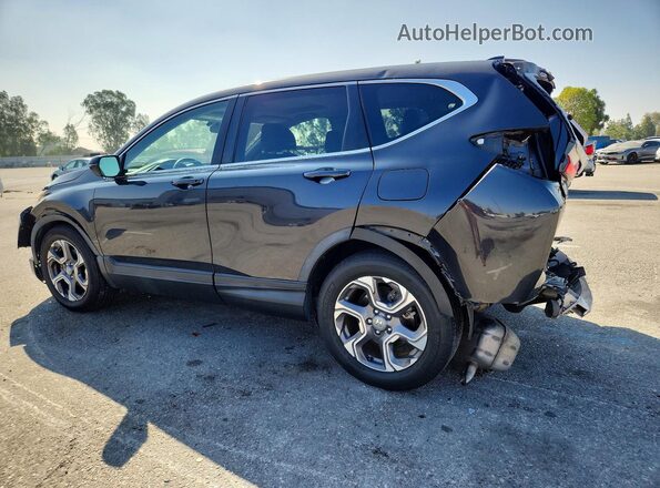 7FARW1H55JE015175 2018 HONDA CR-V Gray Задня ліва чверть