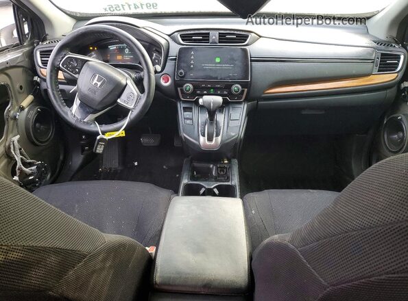 7FARW1H57HE043263 2017 HONDA CR-V Gray Dashboard view