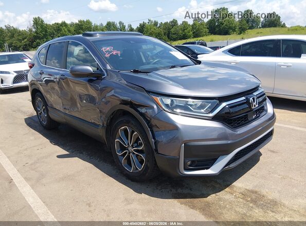 7FARW1H57ME023296 2021 HONDA CR-V Gray Вид спереду