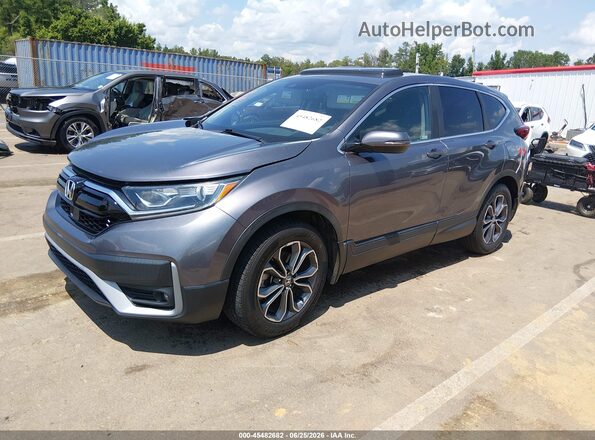 7FARW1H57ME023296 2021 HONDA CR-V Gray Передня ліва чверть