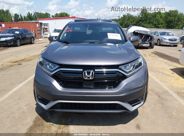 7FARW1H57ME023296 2021 HONDA CR-V Gray Вид щитка приладів