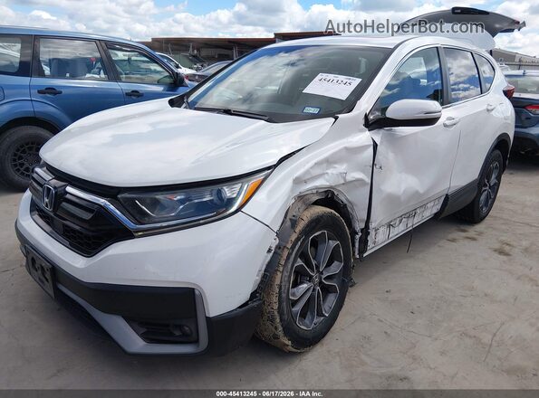 7FARW1H58LE011723 2020 HONDA CR-V White Առջևի ձախ երեք քառորդ տեսարան