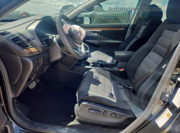 7FARW1H59JE040659 2018 HONDA CR-V Black Вид салону спереду