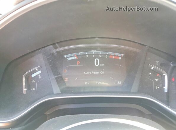 7FARW1H5XJE004527 2018 HONDA CR-V Black Vista del cuadro de instrumentos