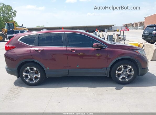 7FARW1H5XJE033171 2018 HONDA CR-V Red Սալոնի հետևի տեսք