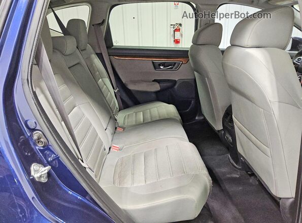 7FARW1H5XJE044509 2018 HONDA CR-V Blue Вид задньої частини салону