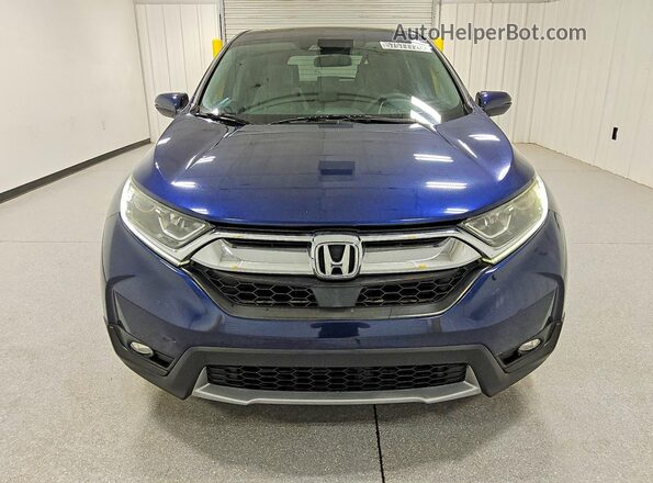 7FARW1H5XJE044509 2018 HONDA CR-V Blue Вид спереду